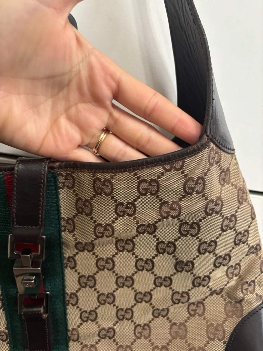 Gucci Jackie canvas medium tote - Picture 7 of 11